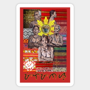 Apo Wang-Od tribe Baybayin word Pilipinas (Philippines) Magnet